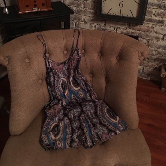 Forever 21 blue romper small - Picture 2 of 2